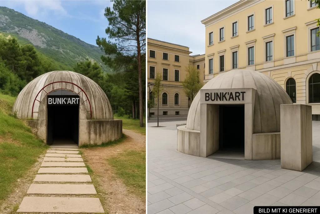 Bunk’Art 1 am Stadtrand und Bunk’Art 2 im Zentrum von Tirana