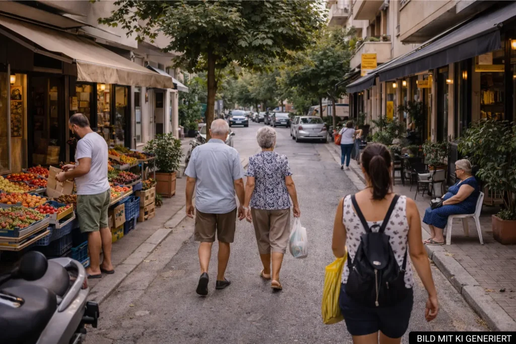 Alltag in Kashar bei Tirana