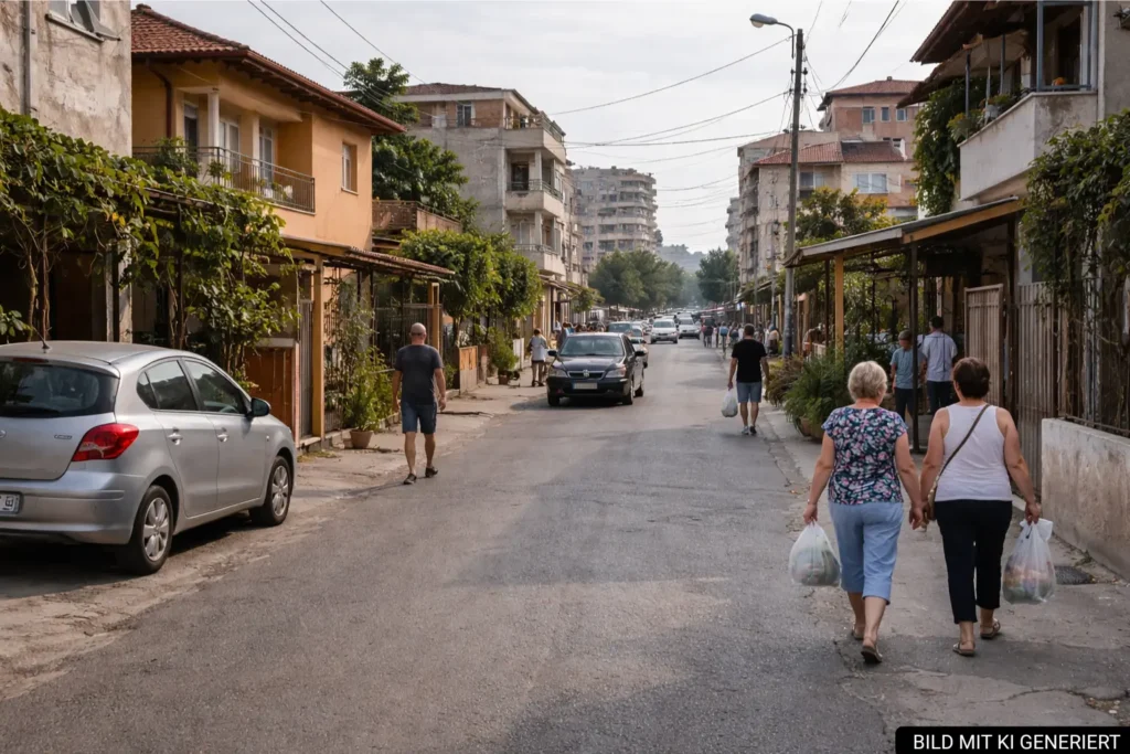 Alltag in Kashar bei Tirana