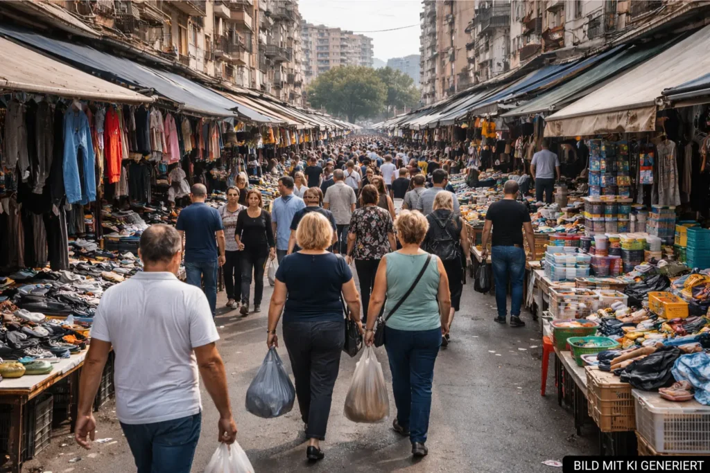 Tregu Çam Markt in Tirana