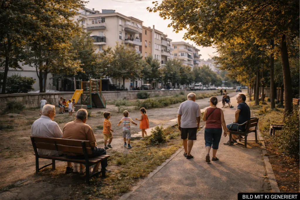 Park am Nachmittag in Ali Demi